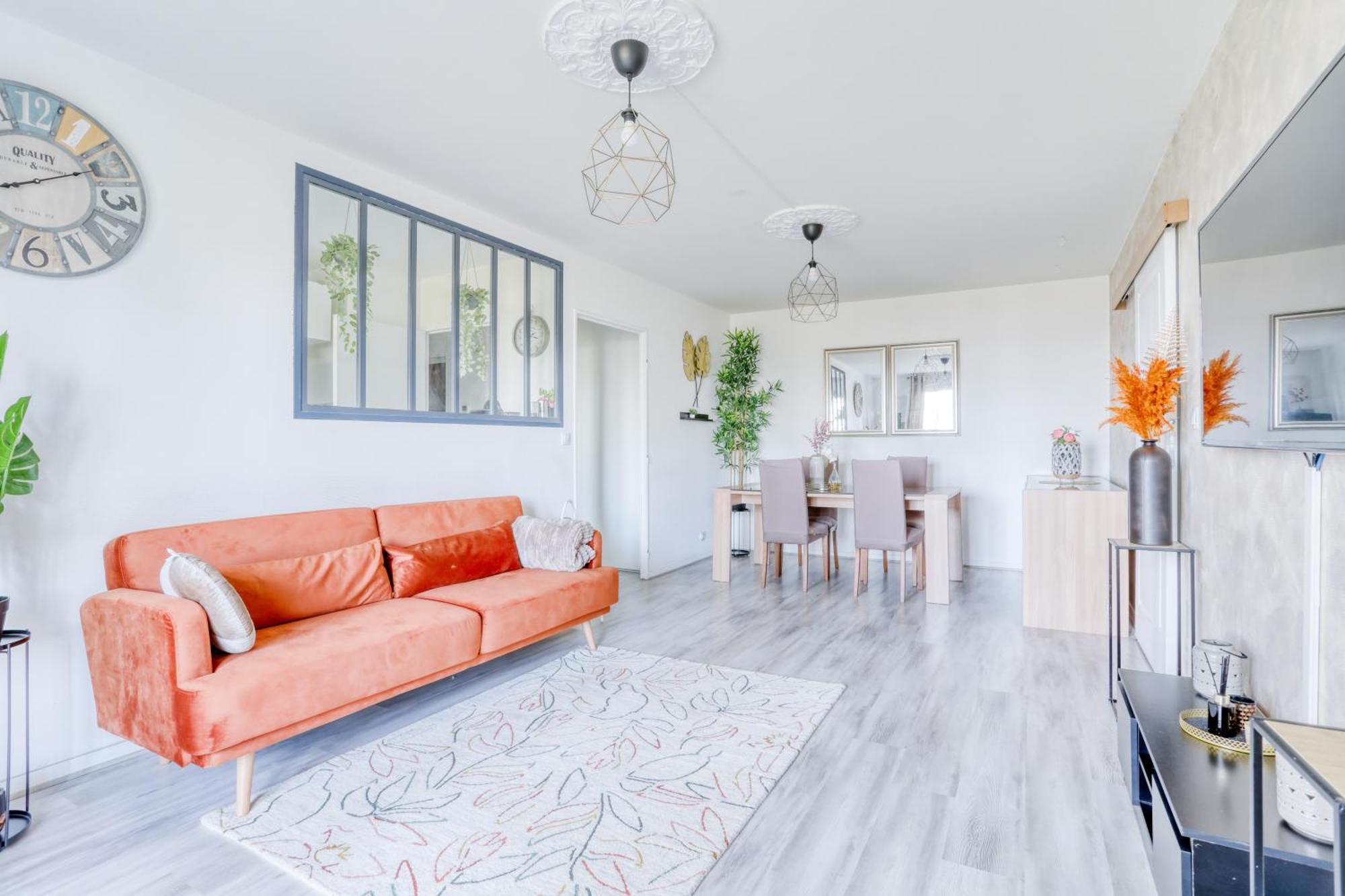 Le Warm Cocon - Spacieux T3 - 5 Personnes - Wifi Et Parking Rosny-sous-Bois Exterior photo